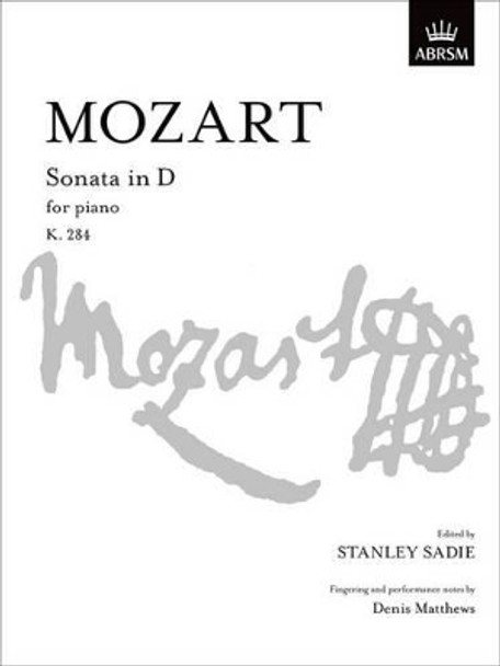 Sonata in D, K. 284 by Wolfgang Amadeus Mozart 9781854721624 [USED COPY]