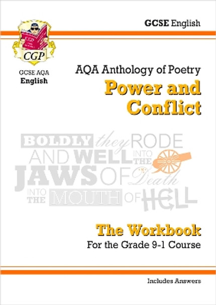 New GCSE English Literature AQA Poetry Workbook: Power & Conflict Anthology (Includes Answers) by CGP Books 9781782948193 [USED COPY]