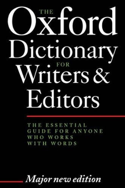 The Oxford Dictionary for Writers and Editors by Robert Ritter 9780198662396 [USED COPY]