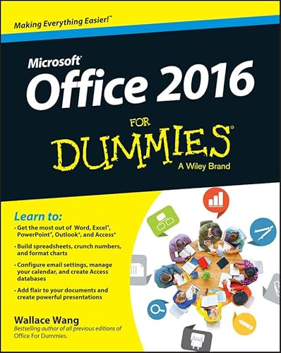Office 2016 For Dummies by Wallace Wang 9781119077374 [USED COPY]