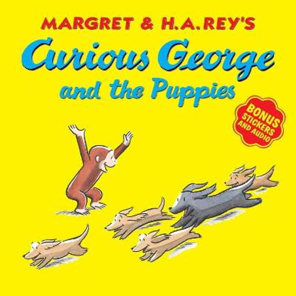 Curious George and the Puppies: With Bonus Stickers and Audio by H. A. Rey