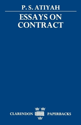 Essays on Contract by P. S. Atiyah 9780198254447