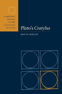Plato's Cratylus by David Sedley 9780521034029