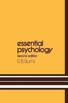 Essential Psychology by R. B. Burns 9780792389576