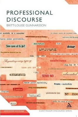 Professional Discourse by Britt-Louise Gunnarsson 9780826492517