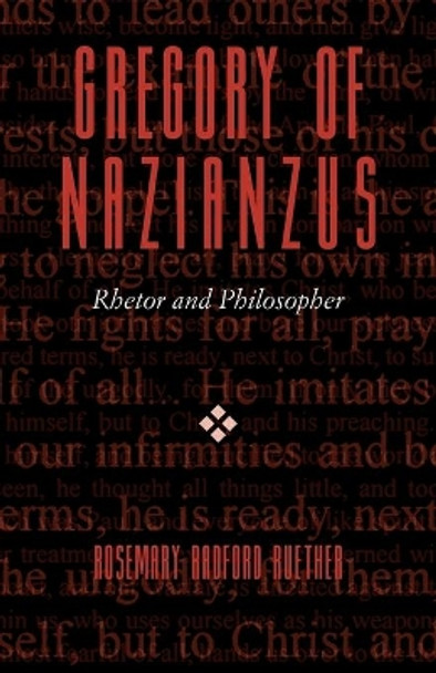 Gregory of Nazianzus by Rosemary Radford Ruether 9780788099144