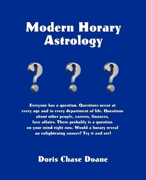 Modern Horary Astrology by Doris Chase Doane 9780866904391