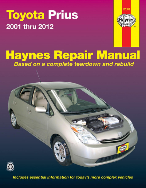 Toyota Prius 2001-12 by Haynes Publishing