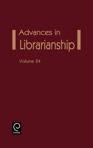 Advances in Librarianship by Elizabeth A. Chapman 9780120246243