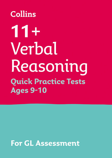 Collins 11+ Practice - 11+ Verbal Reasoning Quick Practice Tests Age 9-10 (Year 5): For the 2024 GL Assessment Tests Letts 11+ 9781844199129