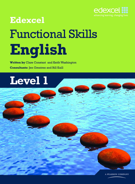 Edexcel Level 1 Functional English Student Book Clare Constant 9781846908804