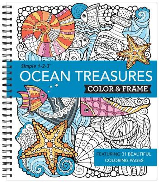 Color and Frame Ocean Treasures by Publications International Ltd