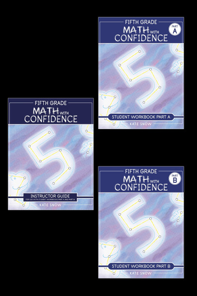 Fifth Grade Math with Confidence Complete Bundle Kate Snow 9781944481773