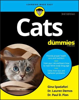 Cats For Dummies Gina Spadafori 9781119646266