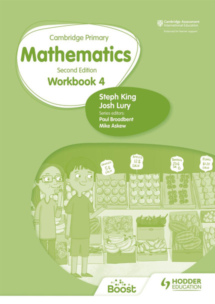 Cambridge Primary Mathematics Workbook 4 Second Edition Josh Lury 9781398301207