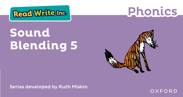 Read Write Inc. Phonics: Sound Blending Book 5 by Ruth Miskin 9780198424628