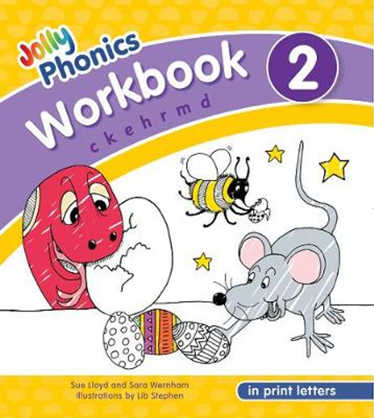 Jolly Phonics Workbook 2: In Print Letters (American English edition) by Sue Lloyd