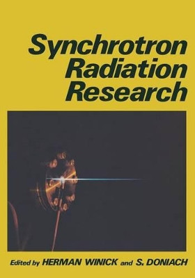 Synchrotron Radiation Research by Herman Winick 9781461580003