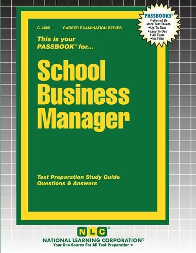 School Business Manager by Passbooks 9781799346661