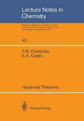 Hypervirial Theorems by Francisco M. Fernandez 9783540171706
