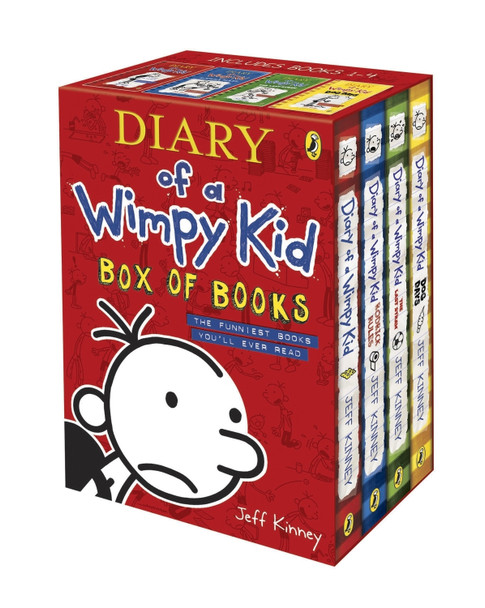 Diary of a Wimpy Kid Box of Books by Jeff Kinney