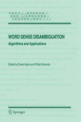 Word Sense Disambiguation: Algorithms and Applications by Eneko Agirre 9781402068706