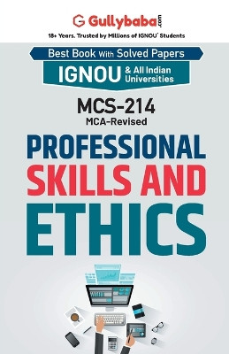 MCS-214 Professional Skills and Ethics by Gullybaba Com Panel 9789391544232