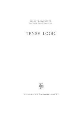 Tense Logic by R.L. McArthur 9789048183456