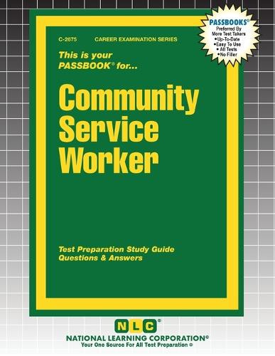 Community Service Worker by Passbooks 9781799326755