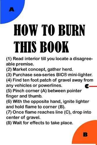 How To Burn This Book by Evan Witmer 9798330297535