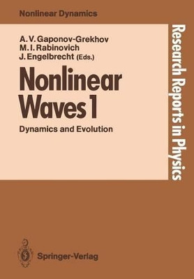 Nonlinear Waves 1: Dynamics and Evolution by Andrei V. Gaponov-Grekhov 9783540505624