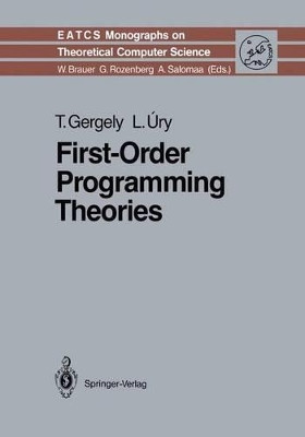First-Order Programming Theories by Tamas Gergely 9783540542773