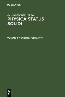 February 1 by E Gutsche 9783112496992