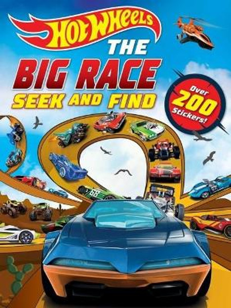 Hot Wheels: The Big Race Seek and Find, 1: 100% Officially Licensed by Mattel, Over 200 Stickers, Perfect for Car Rides for Kids Ages 4 to 8 Years Old by Mattel