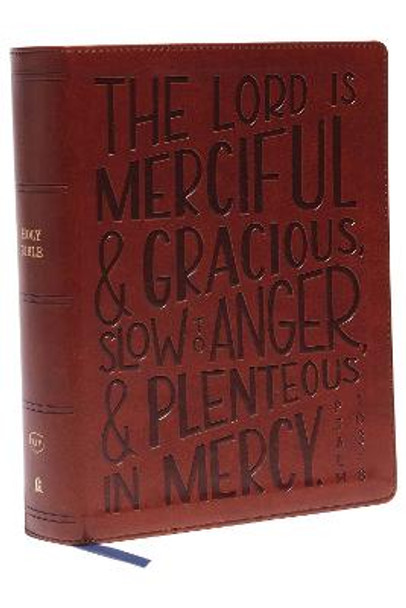 KJV, Journal Reference Edition Bible, Verse Art Cover Collection, Leathersoft, Brown, Red Letter, Comfort Print: Let Scripture Explain Scripture. Reflect on What You Learn. by Thomas Nelson