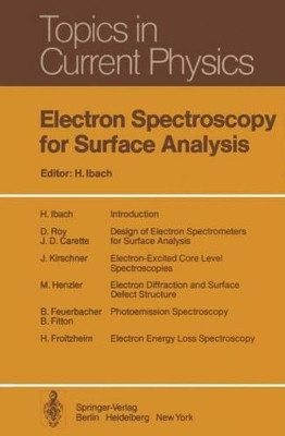 Electron Spectroscopy for Surface Analysis by H. Ibach 9783642811012