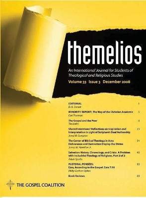 Themelios, Volume 33, Issue 3 by D A Carson 9781625649638
