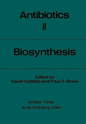 Biosynthesis by David Gottlieb 9783662376508