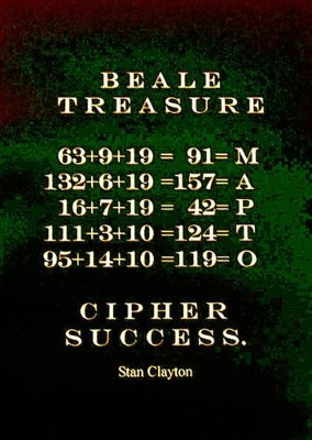 Beale Treasure Cipher Success by Stan Clayton 9781780353470