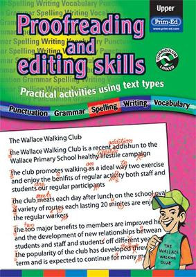 Proofreading and Editing Skills: Practical Activities Using Text Types: Upper by  9781846540028