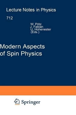 Modern Aspects of Spin Physics by Walter Potz 9783540385905
