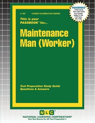 Maintenance Man (Worker) by Passbooks 9781799304630
