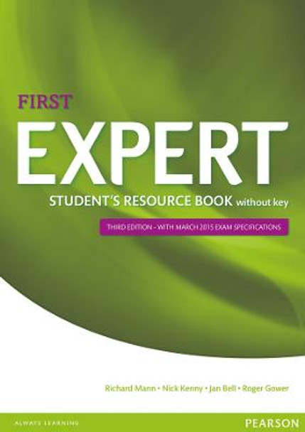 Expert First 3rd Edition Student's Resource Book without Key by Nick Kenny