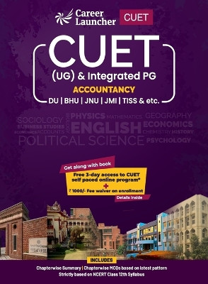 CUET 2022 Ac countancy by Career Launcher 9789395101196