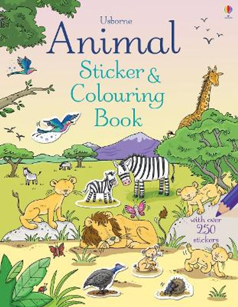 Animal Sticker and Colouring Book by  9781409585862
