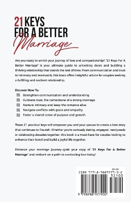 21 Keys For A Better Marriage by Phaedra Johnson 9798988977902