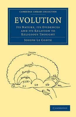 Evolution: Its Nature, its Evidences and its Relation to Religious Thought by Joseph LeConte 9781108000673