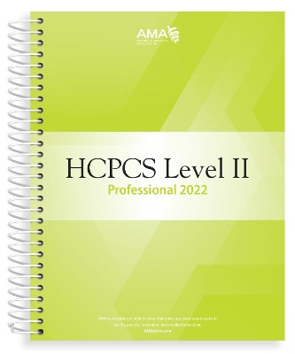 HCPCS 2022 Level II Professional Edition by  9781640161610