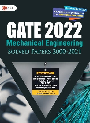 Gate 2022 Mechanical Engineering - Solved Papers (2000-2021) by G K Publications (P) Ltd 9789390820979