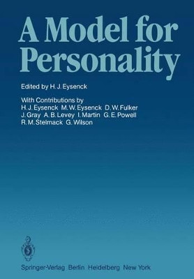 A Model for Personality by H. J. Eysenck 9783642677854